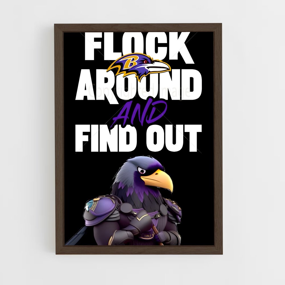 Poster Flock Around (vue 5)